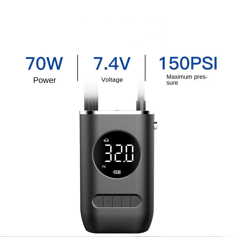Car Portable Inflator Pump Mini Bicycle Electric Tire Handheld Wireless Charging Super Car Inflator Pump